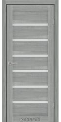 Межкомнатные двери DELMONT, PVC Renolit Ясен Сталевий
